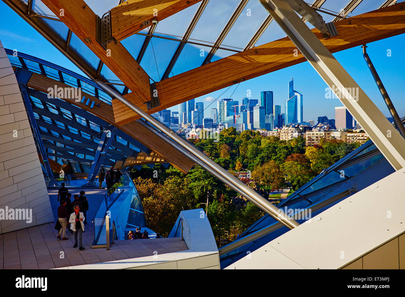 Frankreich, Paris, Louis Vuitton Foundation (Fondation Louis Vuitton), Kunstmuseum Stockfoto