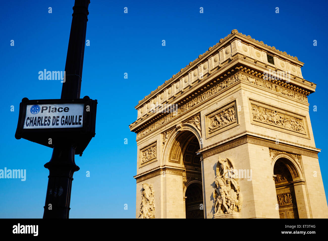 Arc de triomphe de etoile Fotos und Bildmaterial in hoher Auflösung