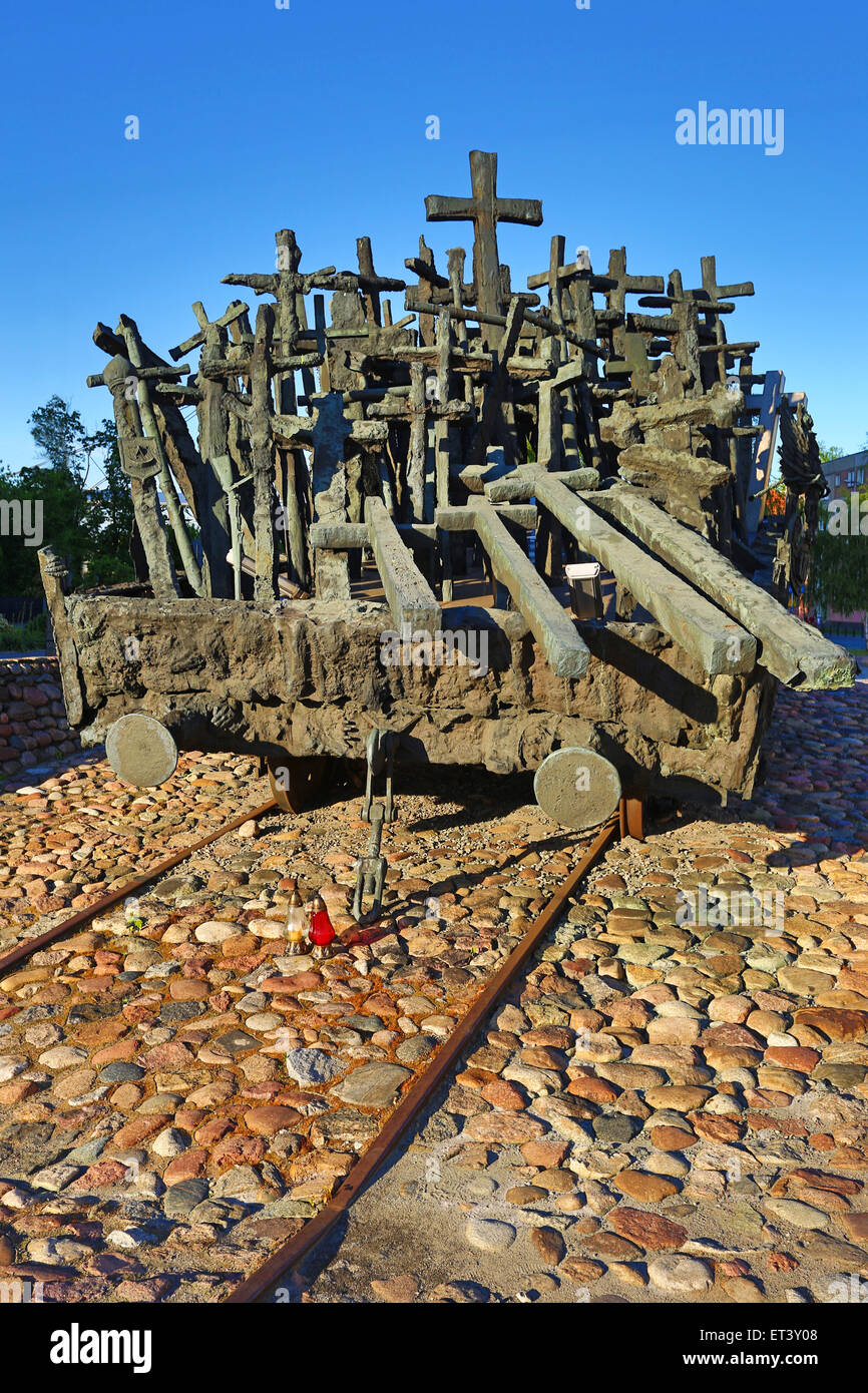 Denkmal für die gefallenen und ermordeten im Osten, die die Opfer der sowjetischen Aggression im Osten Polens während erinnert Stockfoto