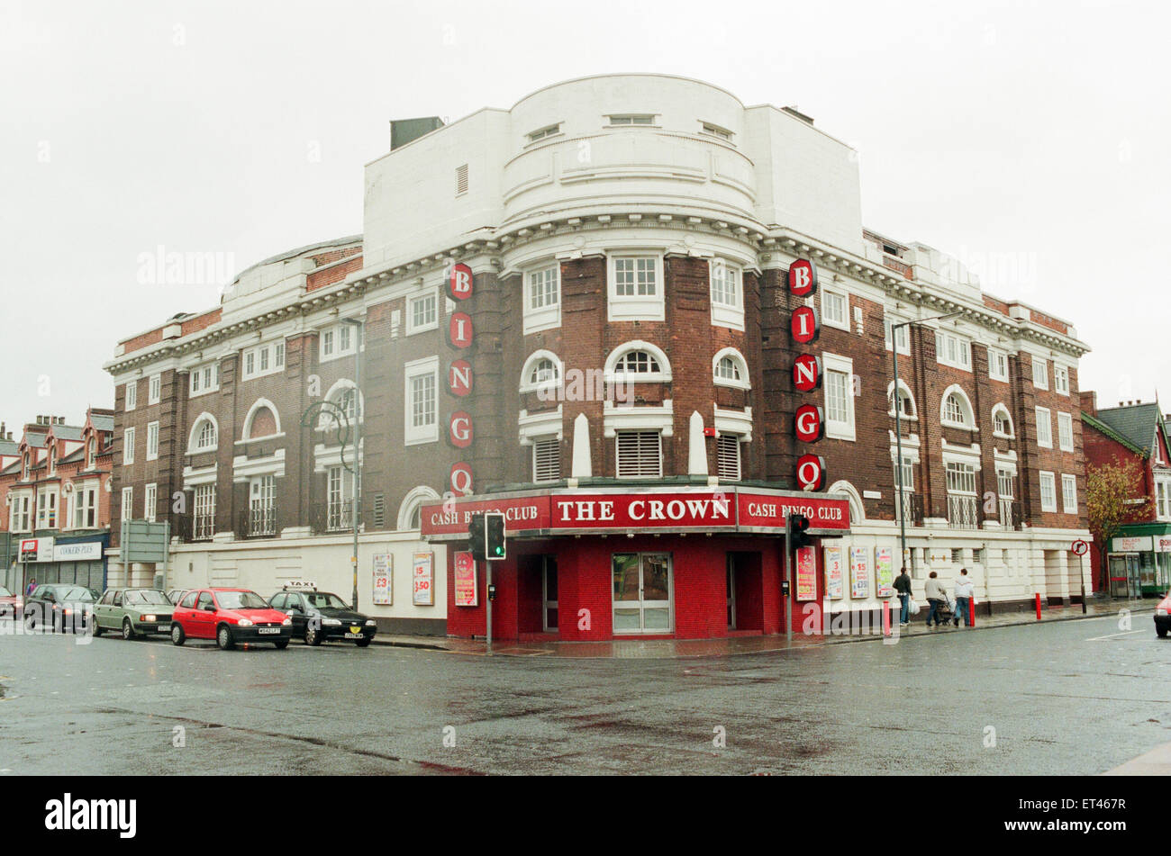 Die Krone Bingo-Halle, Middlesbrough, 17. November 1996. Stockfoto