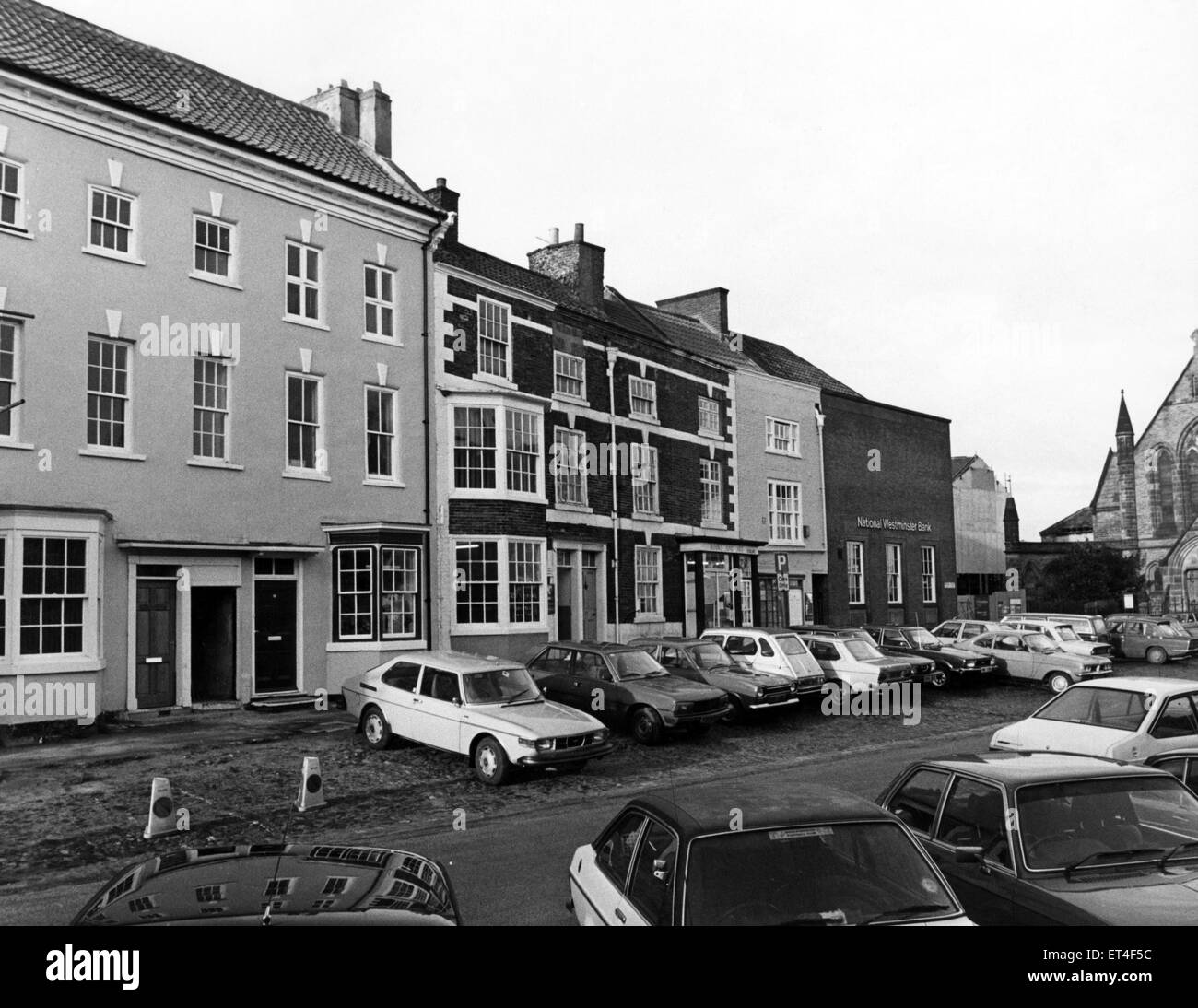 Stokesley Szenen. 21. November 1979. Stockfoto