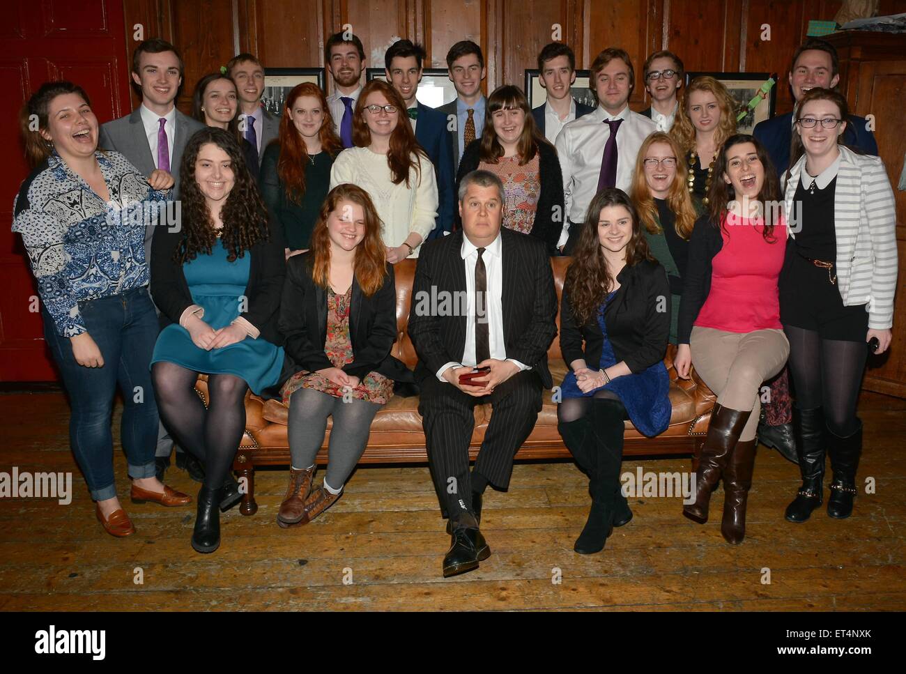 Lemony Snicket Autor Daniel Handler erhält eine Gold-Medaille der Ehrenschutz von der Trinity College Philosophical Society Dublin mit: Daniel Handler wo: Dublin, Irland: 9. Dezember 2014 Credit: WENN.com Stockfoto