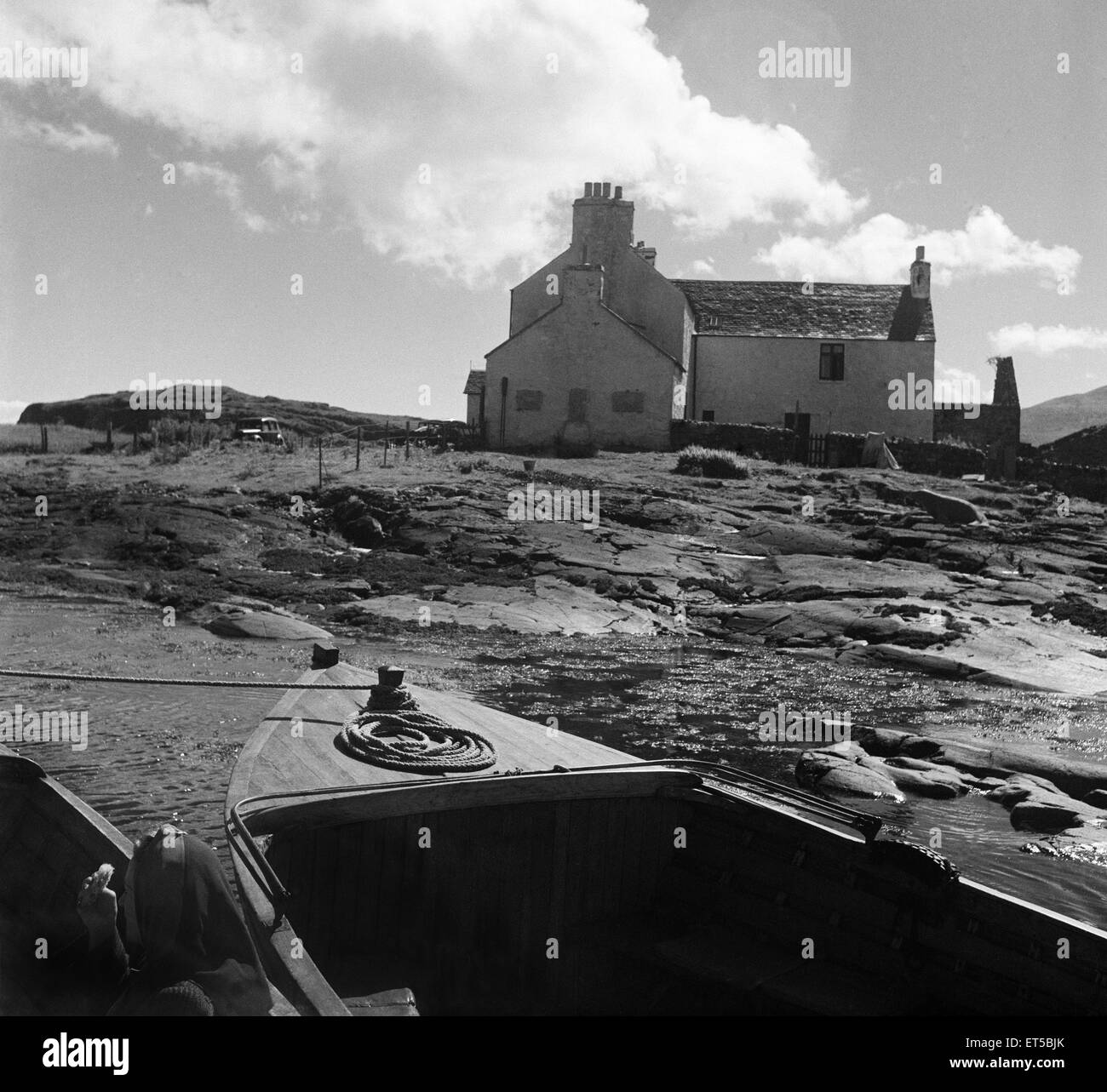 Grass Punkt, Isle of Mull, Argyll and Bute, Scotland. 23. August 1951. Stockfoto