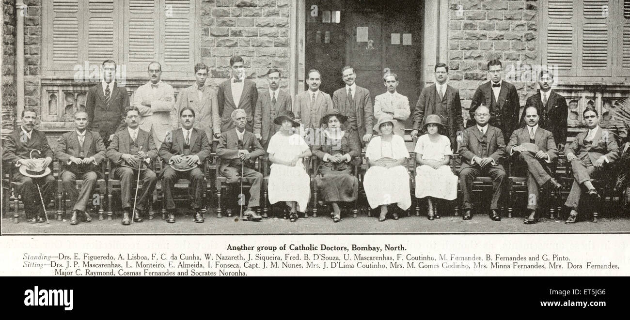 Katholische Gemeinschaft eine weitere Gruppe von katholischen Ärzte; Bombay Mumbai; Maharashtra; Indien nicht Herr Stockfoto