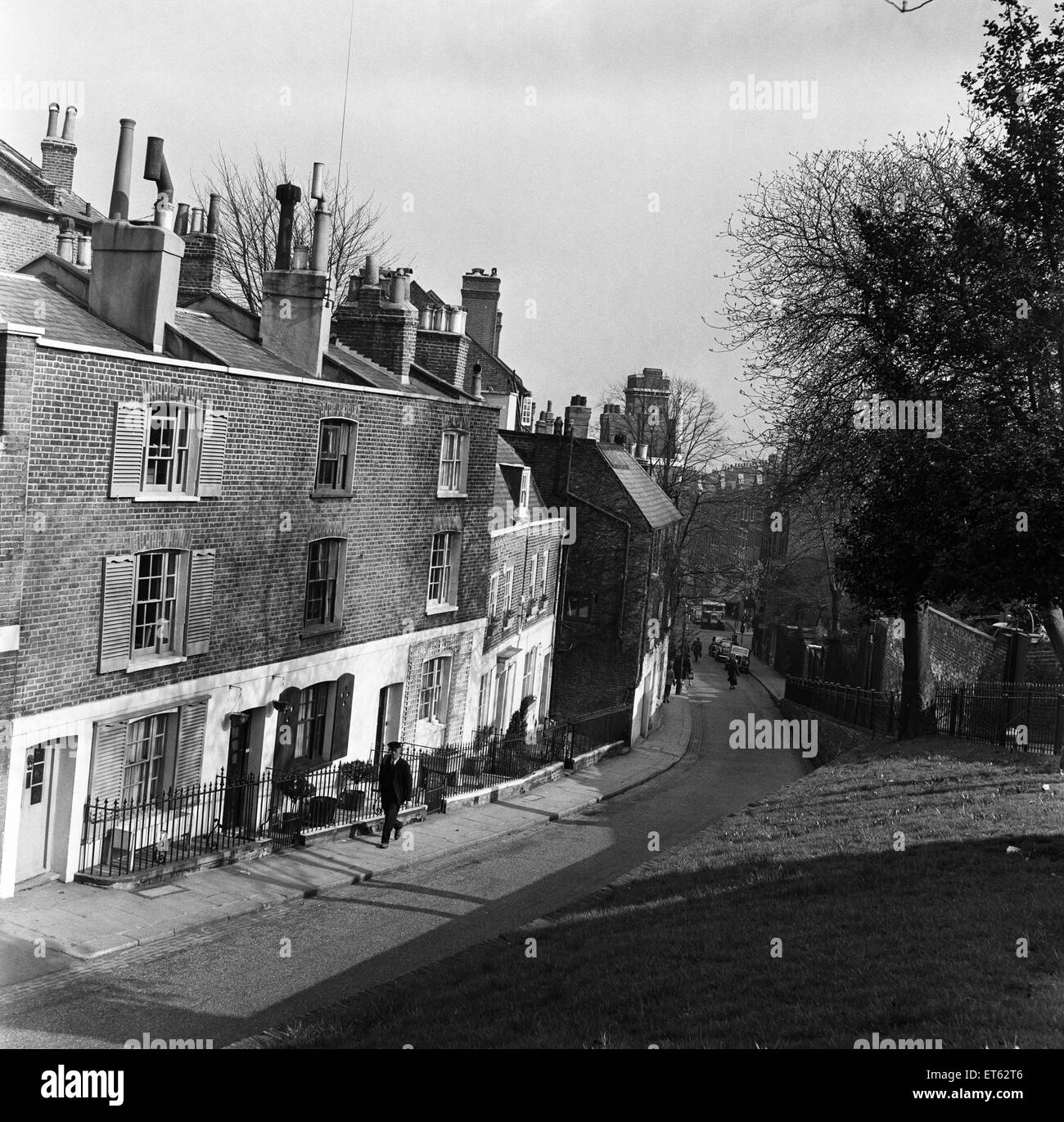 Holly Hill, Hampstead, Nord-London. April 1954. Stockfoto