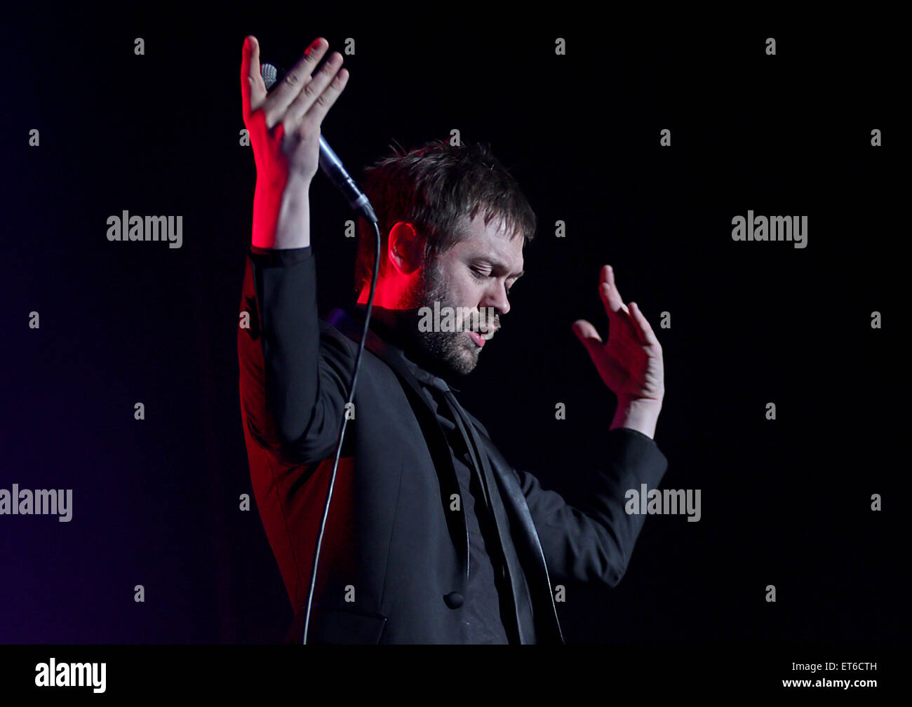 Kasabian führen in der Phones 4u Arena, Manchester Featuring: Tom Meighan, Kasabian wo: Manchester, Vereinigtes Königreich bei: Kredit-12. Dezember 2014: Sakura/WENN.com Stockfoto