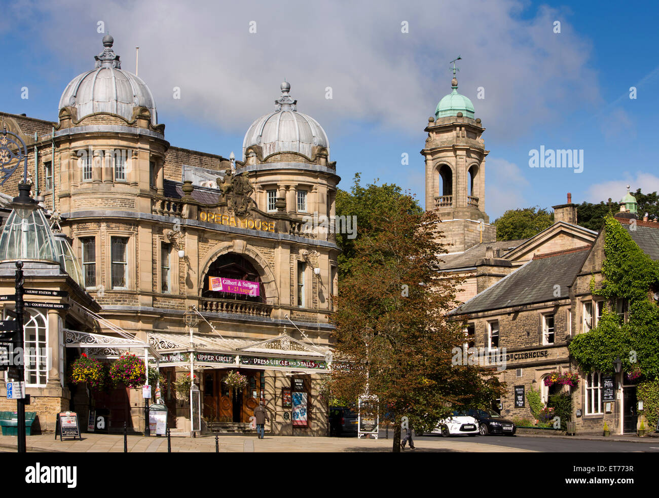 Großbritannien, England, Derbyshire, Buxton, Opernhaus, Edwardian außen, entworfen von Frank Thatcham Stockfoto