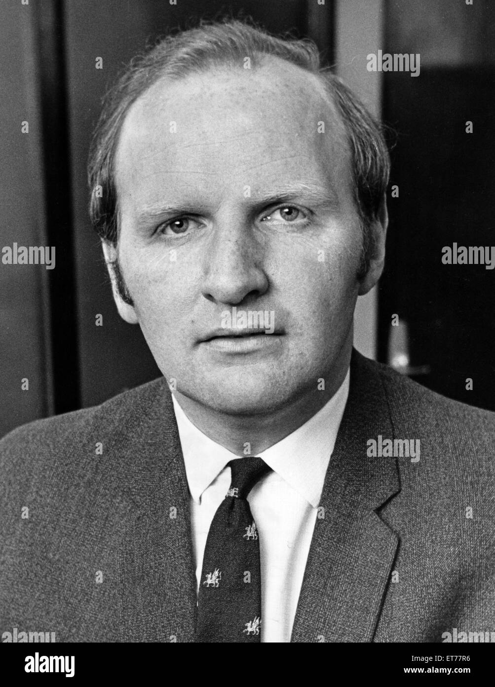 Lyndon Jenkins, Musik-Schriftsteller, Journalist und Mitglied des Vereins Sir Thomas Beecham. 25. Juni 1971. Stockfoto
