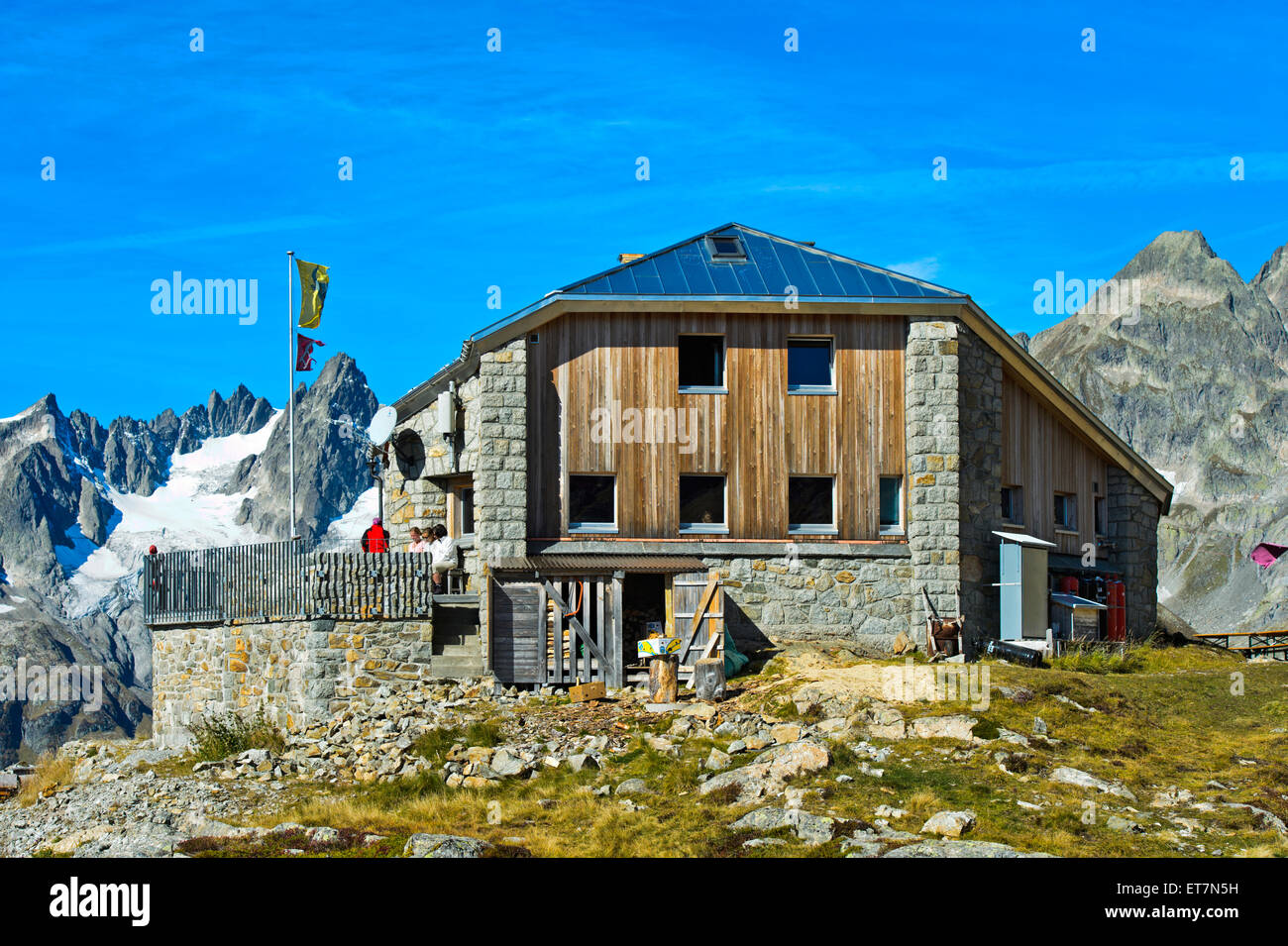 Sewenhütte, Schweizer Alpen-Club SAC, Kanton Uri, Schweiz Stockfoto