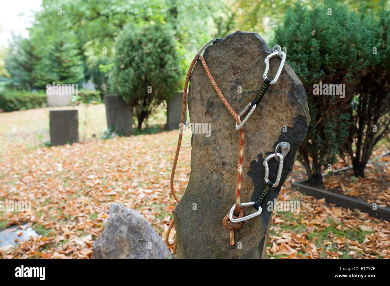 Berlin, Deutschland, ein Grabstein in der alten St. Matthäus Kirchhof Berlin Stockfoto