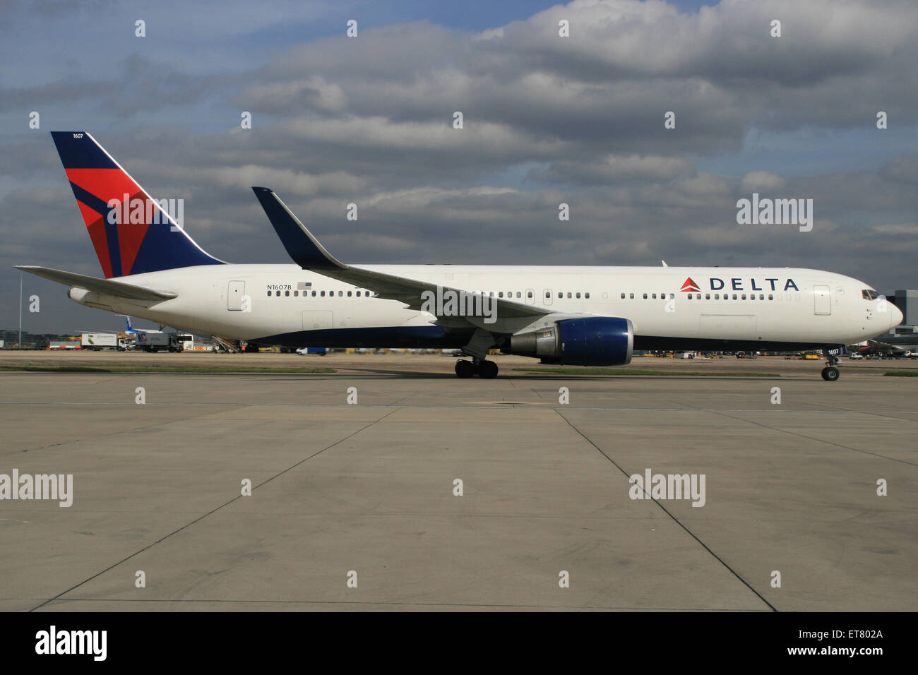 DELTA 767 WINGLETS Stockfoto