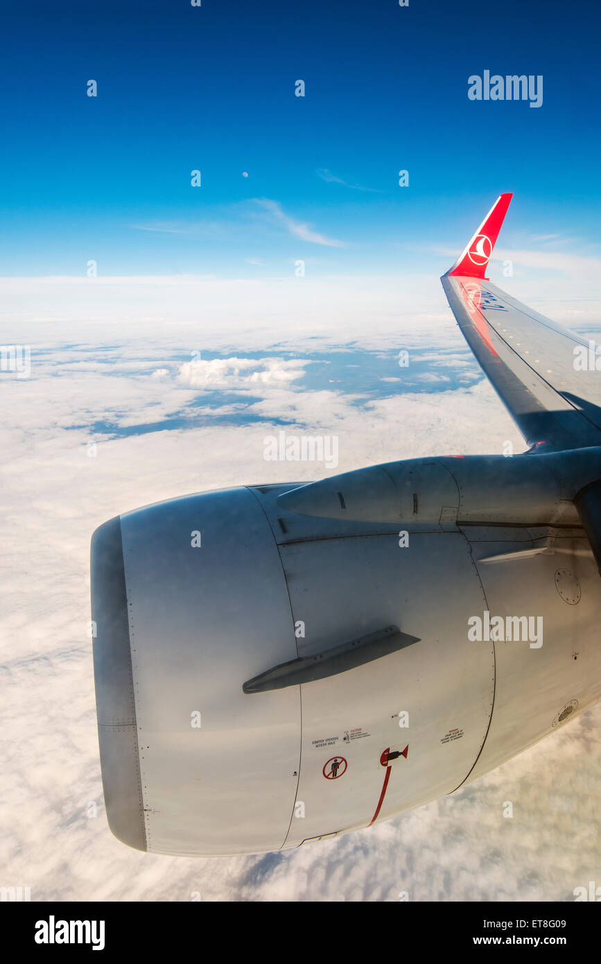 Inflight View Von Turkish Airlines Boeing 737 800 Gebunden