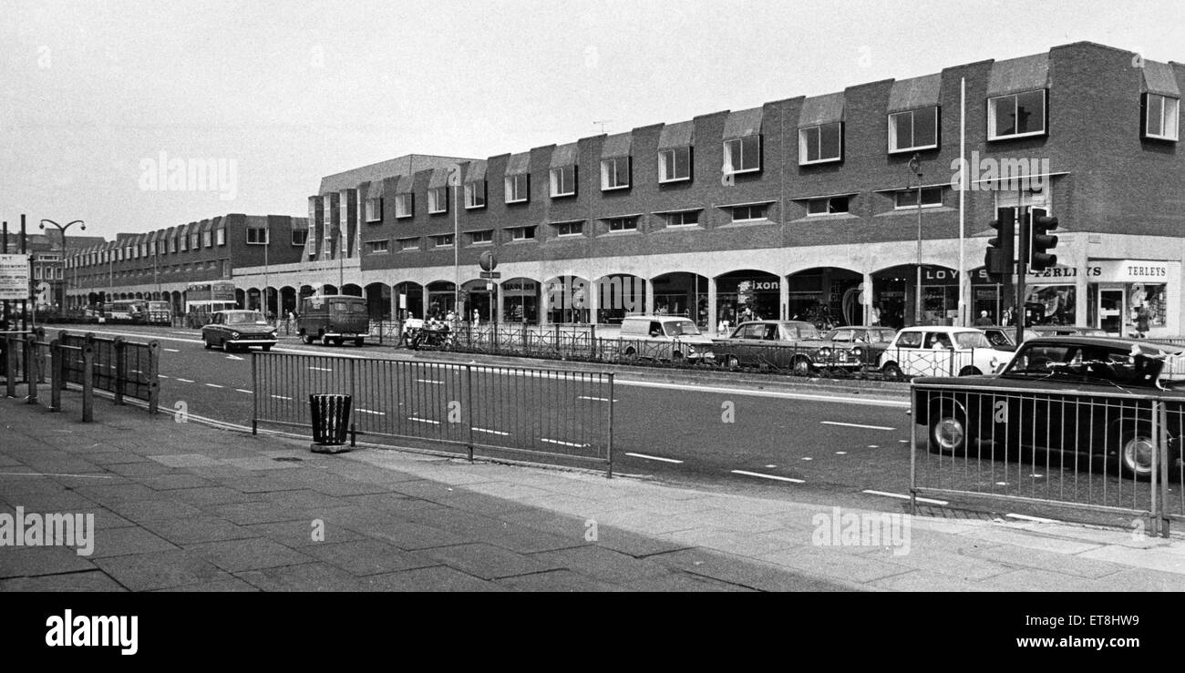 High Street, Stockton, 21. Juni 1973. Stockfoto