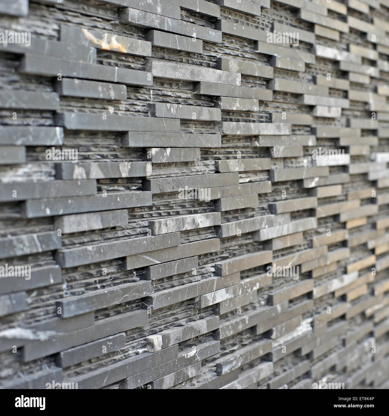 Stein Wand Hintergrund oder Textur Stockfoto