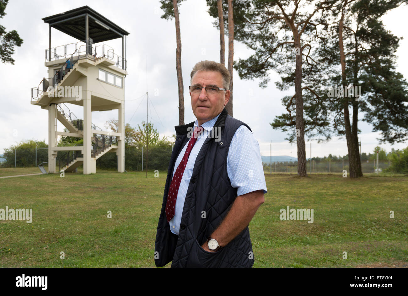 Rasdorf, Deutschland, Volker Bausch, Direktor der Point Alpha Stiftung Stockfoto