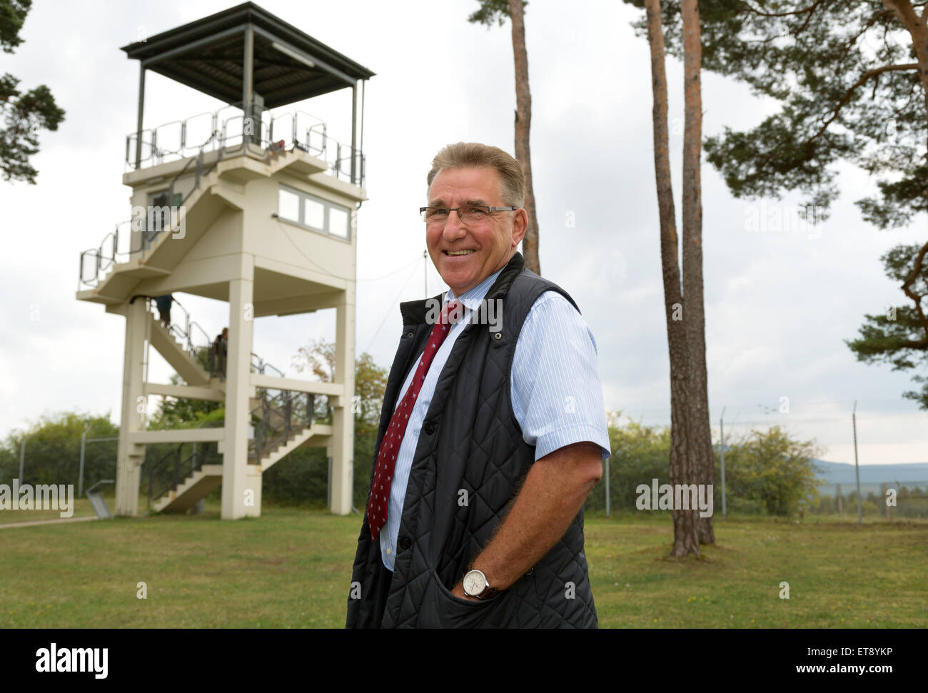 Rasdorf, Deutschland, Volker Bausch, Direktor der Point Alpha Stiftung Stockfoto