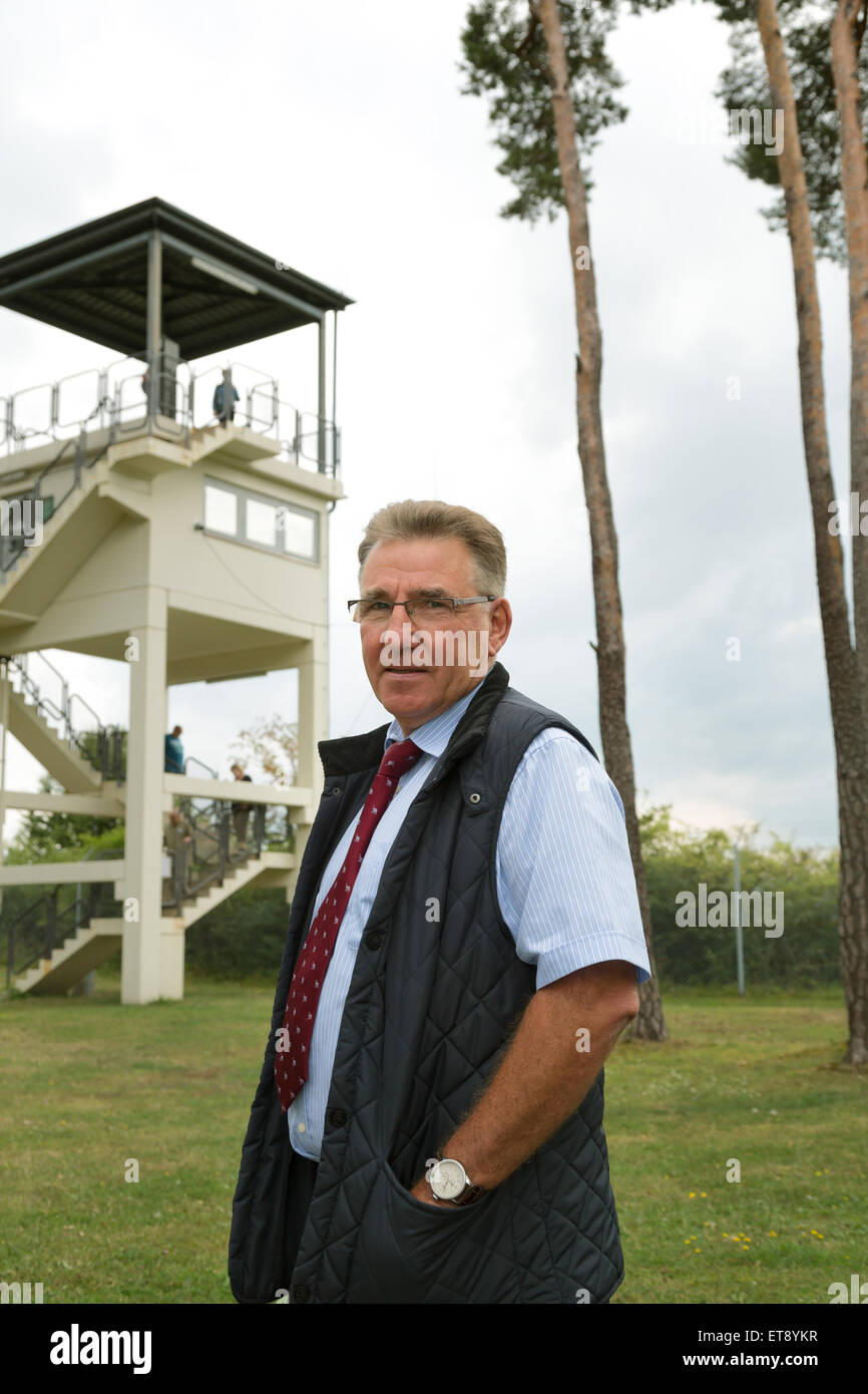 Rasdorf, Deutschland, Volker Bausch, Direktor der Point Alpha Stiftung Stockfoto