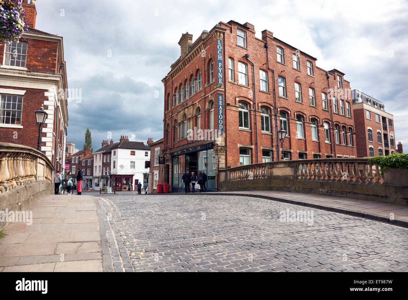 Fossgate, York, England Stockfoto