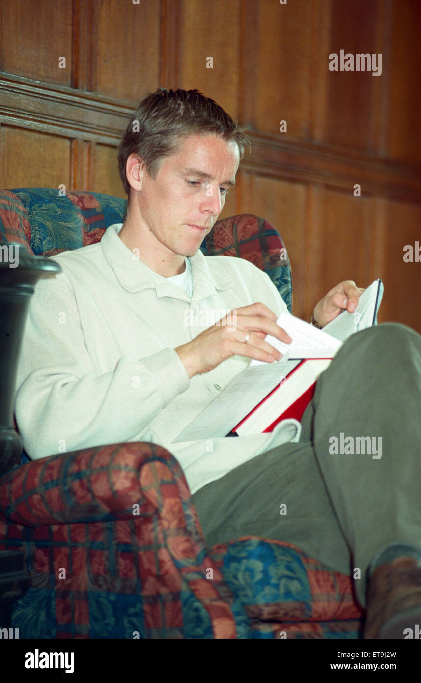 Middlesbrough Jan Aage Fjortoft - seine anderen Liebe, Buch ein gutes - dieses ringsum Pavarotti. 19. September 1995. Stockfoto