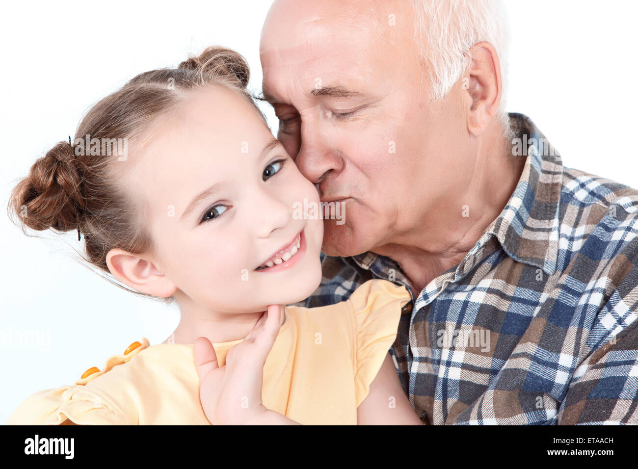 Opa mit seiner Enkelin Stockfotografie - Alamy