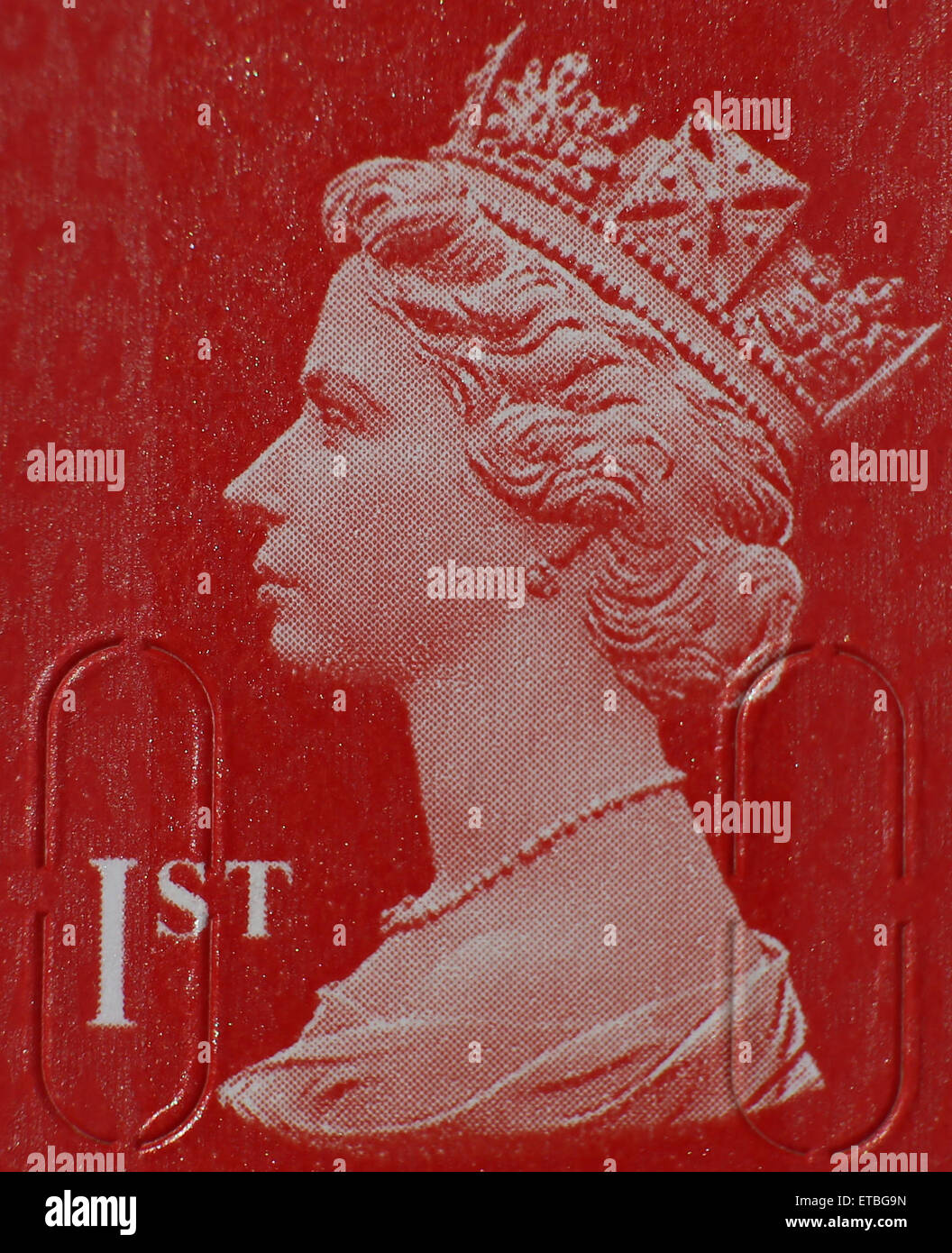 Englisch First Class Stempel Stockfotografie Alamy