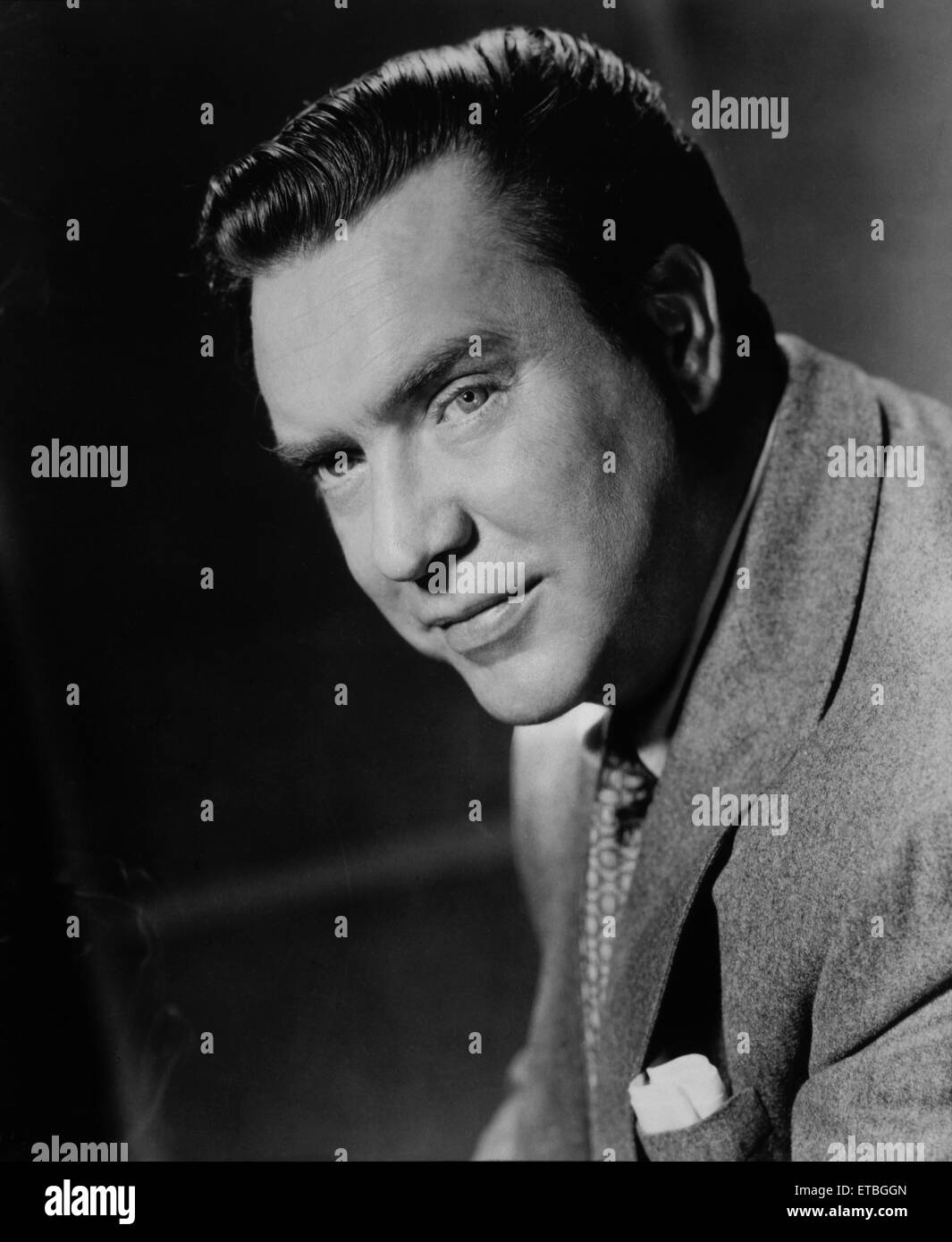 Schauspieler Edmond O'Brien, Portrait, 1956 Stockfoto