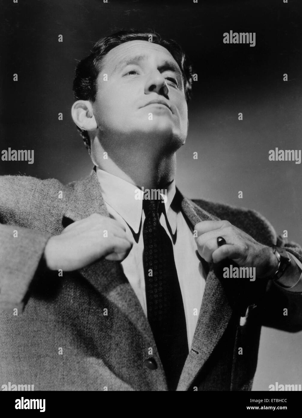 Schauspieler Spencer Tracy, Werbung Portrait, ca. 1930 Stockfoto