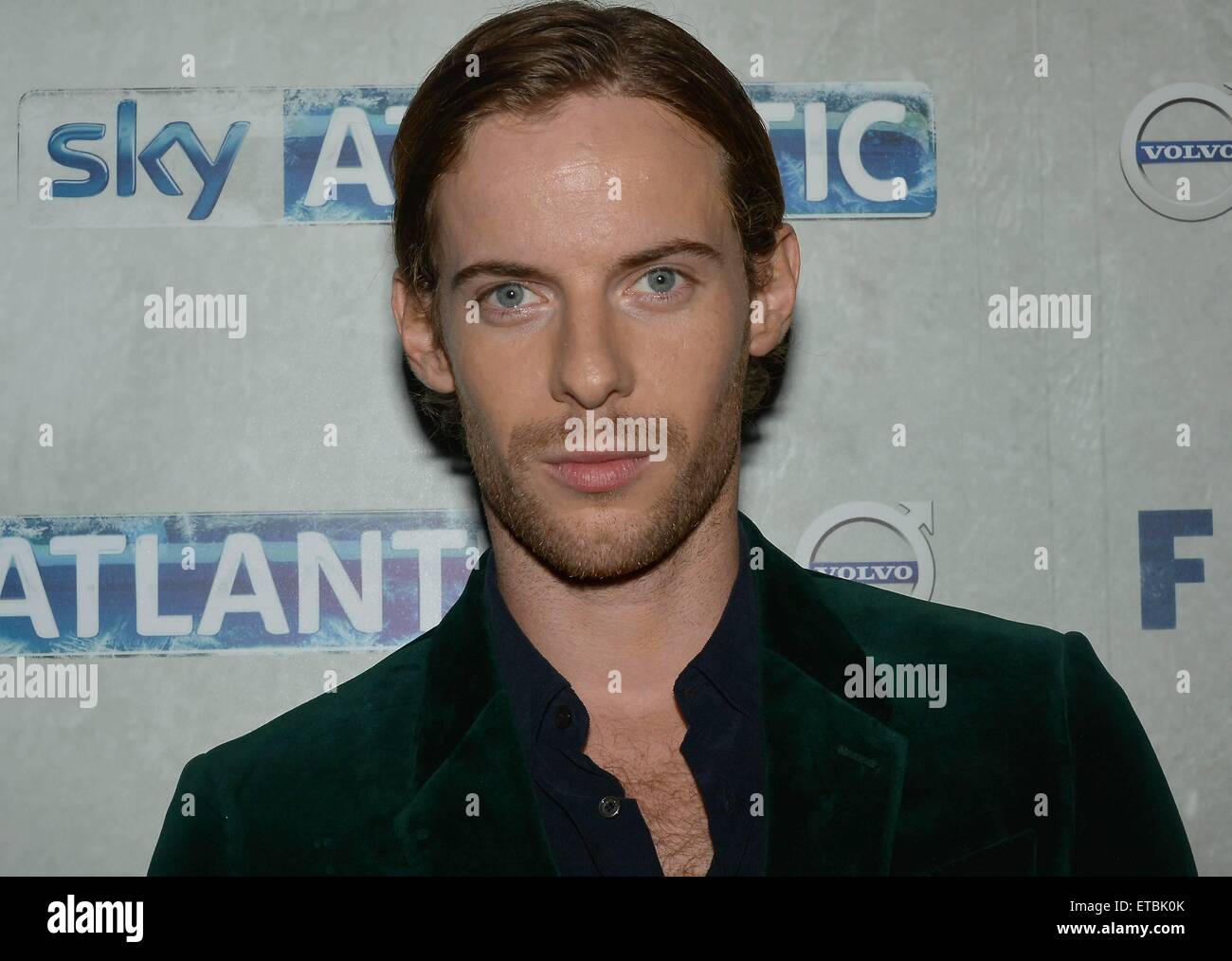 Schauspieler Christopher Eccleston & Luke Treadaway im Dublin-Premiere von Sky Atlantic "Stärke" im Mansion House, Dublin, Irland. 15.01.2015. Mitwirkende: Luke Treadaway Where: Dublin, Irland bei: 15. Januar 2015 Credit: WENN.com Stockfoto