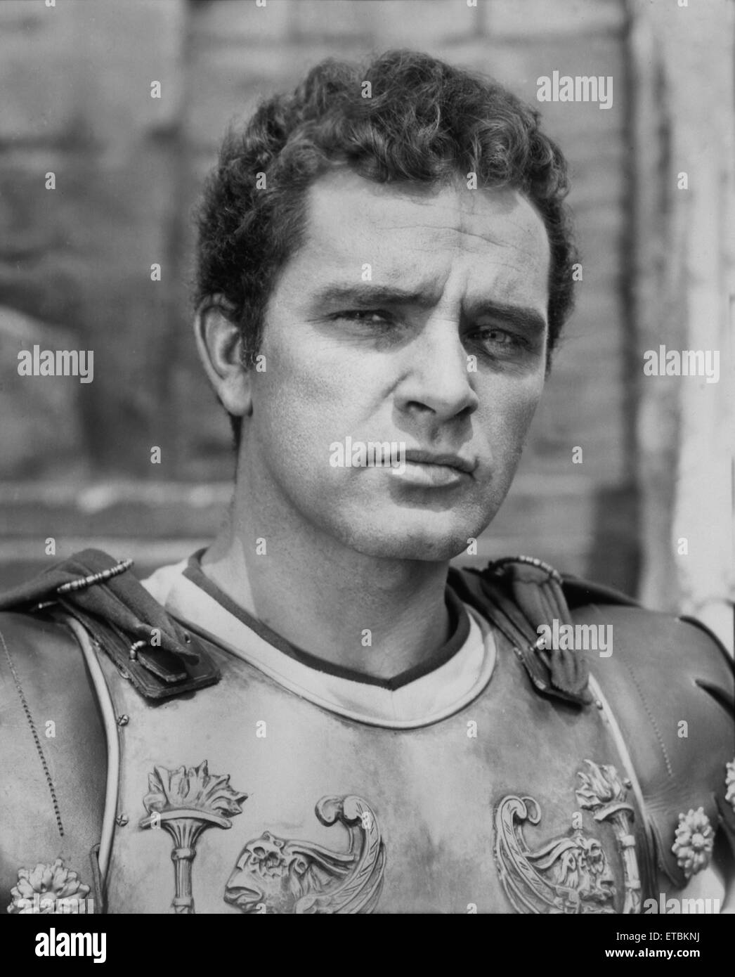 Richard Burton, am Set des Films "Des Gewandes", 1963 Stockfoto