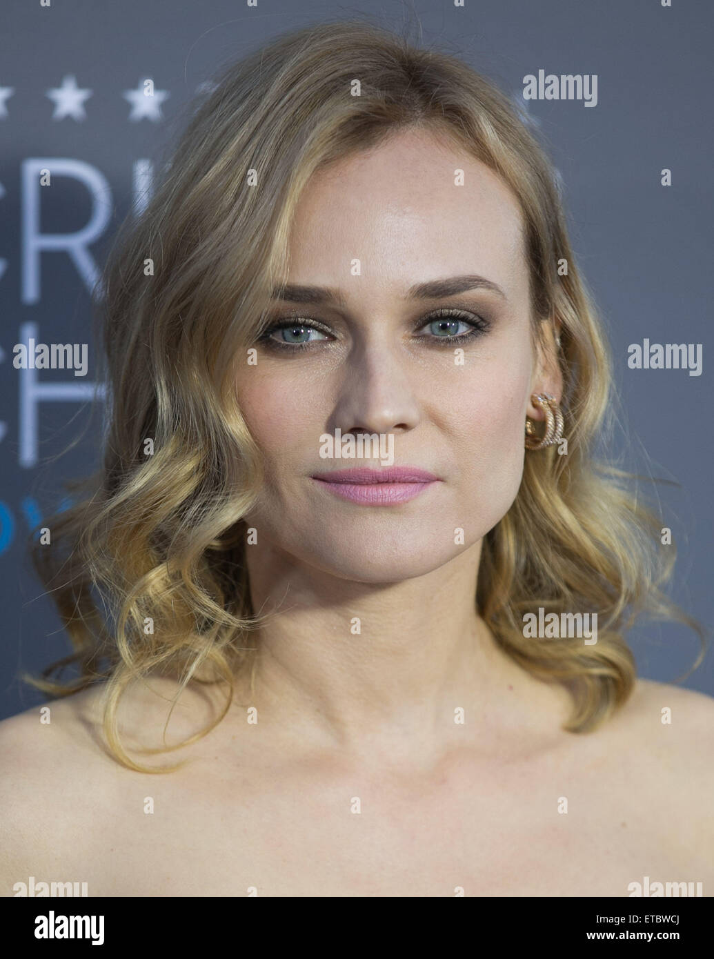 Prominente besuchen 20. Annual Critics' Choice Movie Awards - Ankünfte am Hollywood Palladium.  Mitwirkende: Diane Kruger wo: Los Angeles, California, Vereinigte Staaten von Amerika bei: Kredit-15. Januar 2015: Brian To/WENN.com Stockfoto