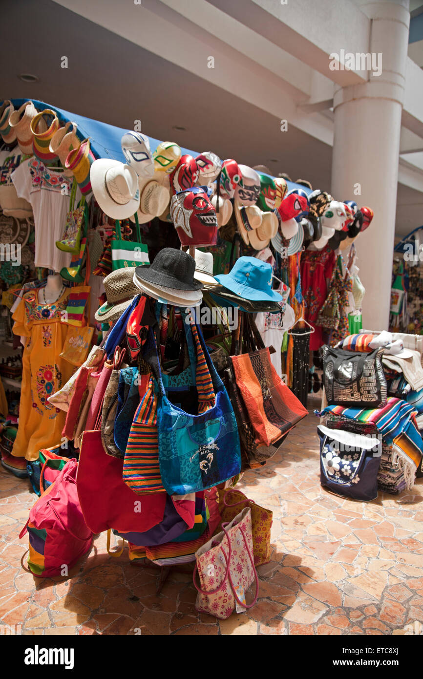 Cozumel, Mexiko: Shopping ist eine wichtigste touristische Aktivität in dieser beliebten Kreuzfahrten. Stockfoto