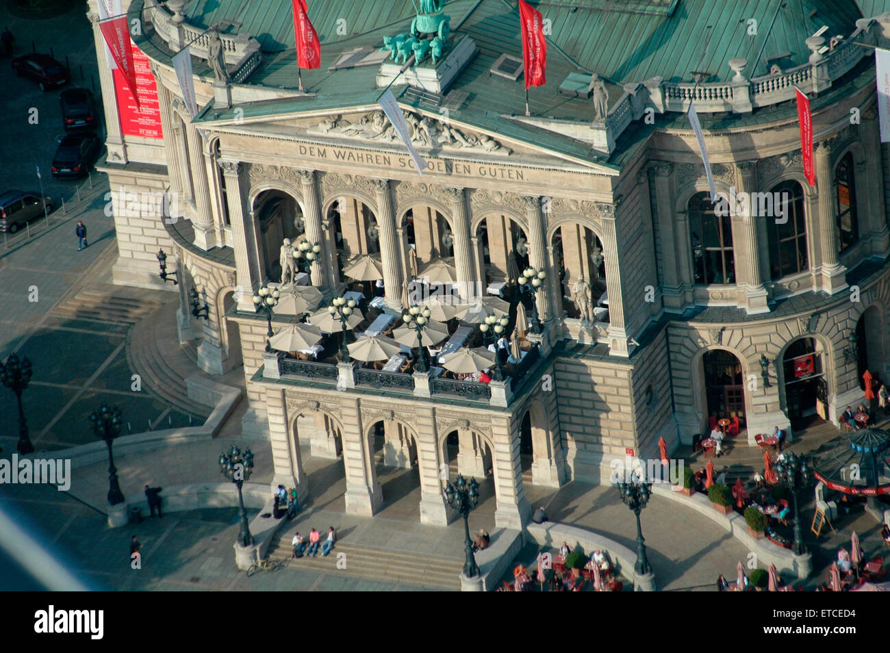 Alte Oper, Frankfurt am Main. Stockfoto