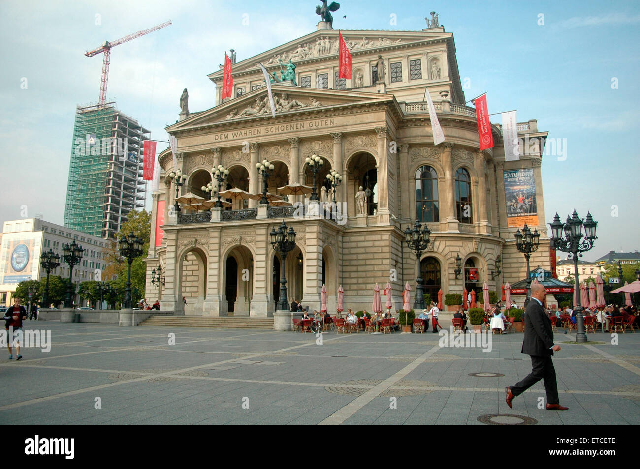 Alte Oper, Frankfurt. Stockfoto