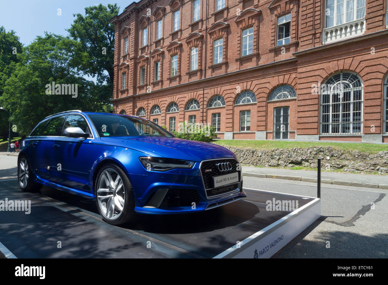 Turin, Italien. 11. Juni 2015. Audi RS 6. Parco Valentino Autoshow statt 93 Autos von vielen Automobilherstellern und Auto-Designer Valentino-Park. © Marco Destefanis/Pacific Press/Alamy Live-Nachrichten Stockfoto