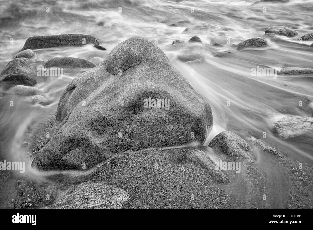 Felsige Ufer Stockfoto