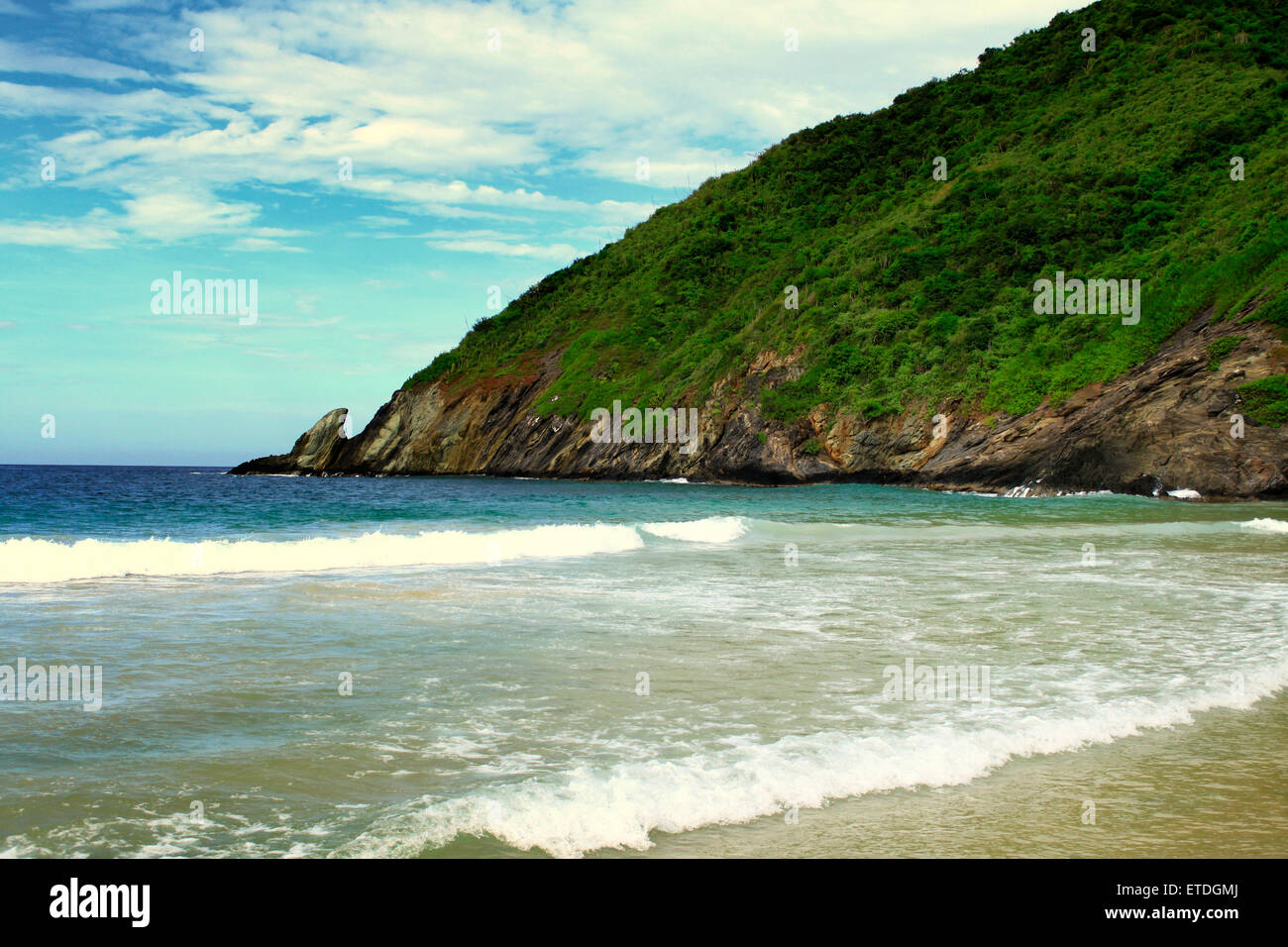 Strand Playa Grande in Choroni, Venezuela Stockfoto