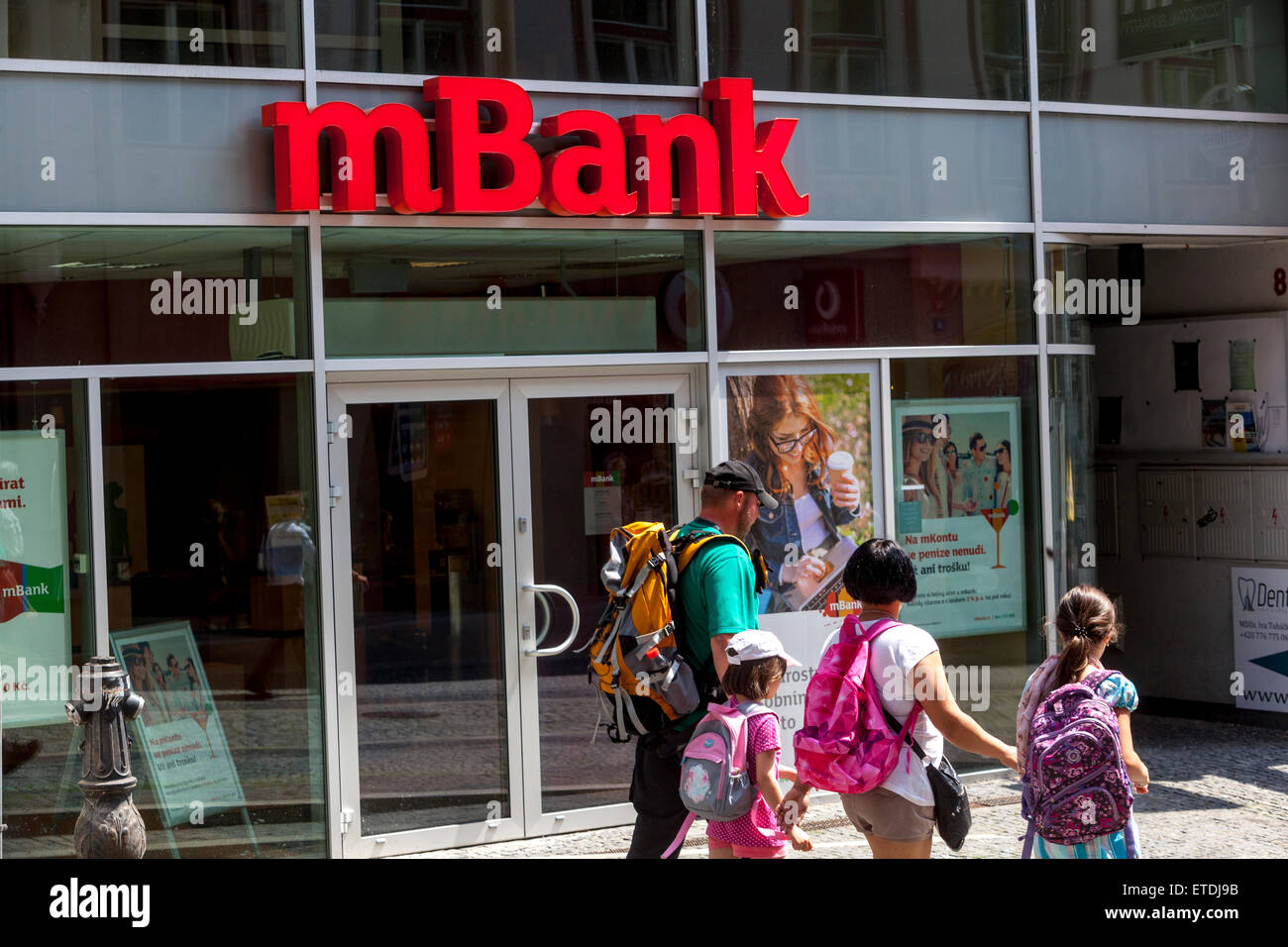 Die mBank Zeichen, logo Stockfoto