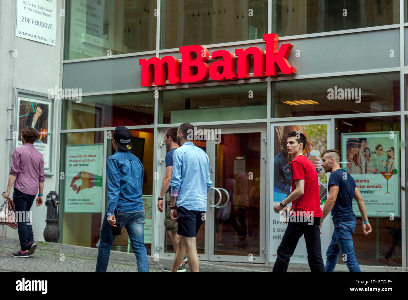 Die mBank Zeichen, logo Stockfoto