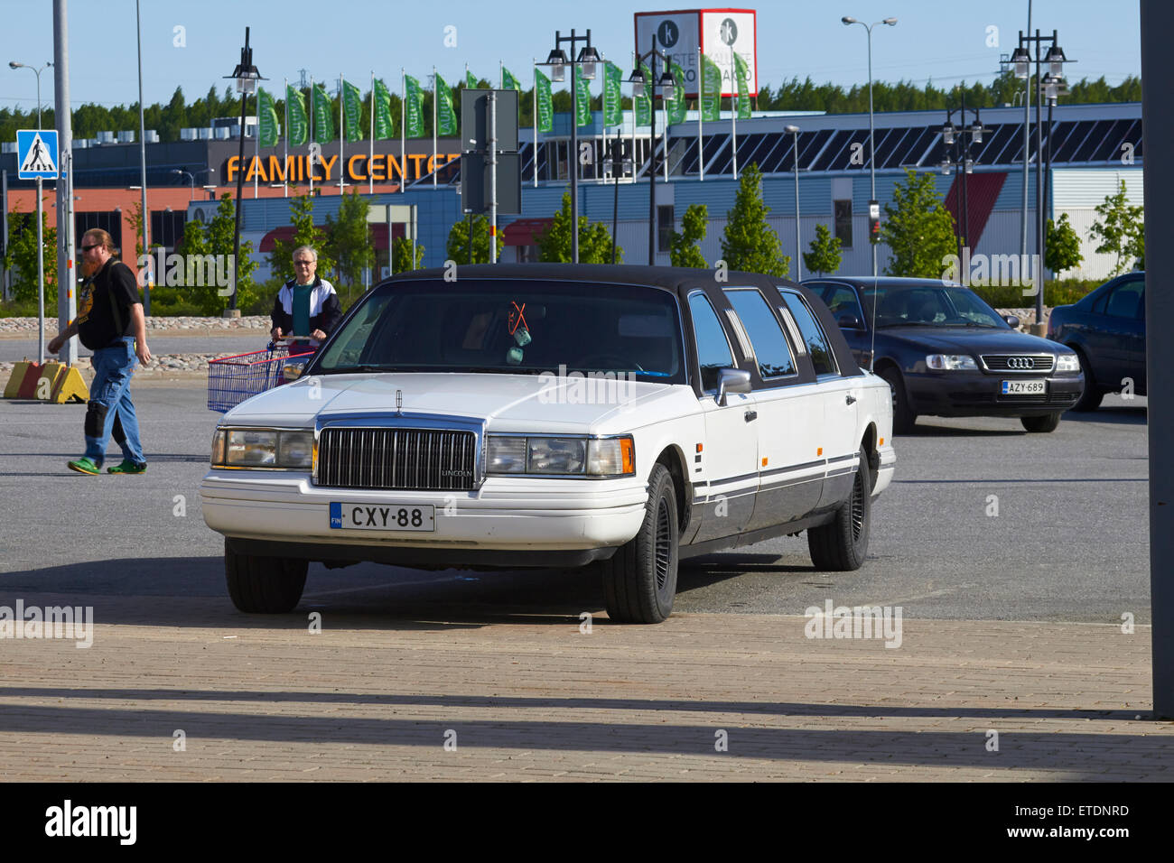 Lincoln Town Car Limousine 1993 Stockfoto