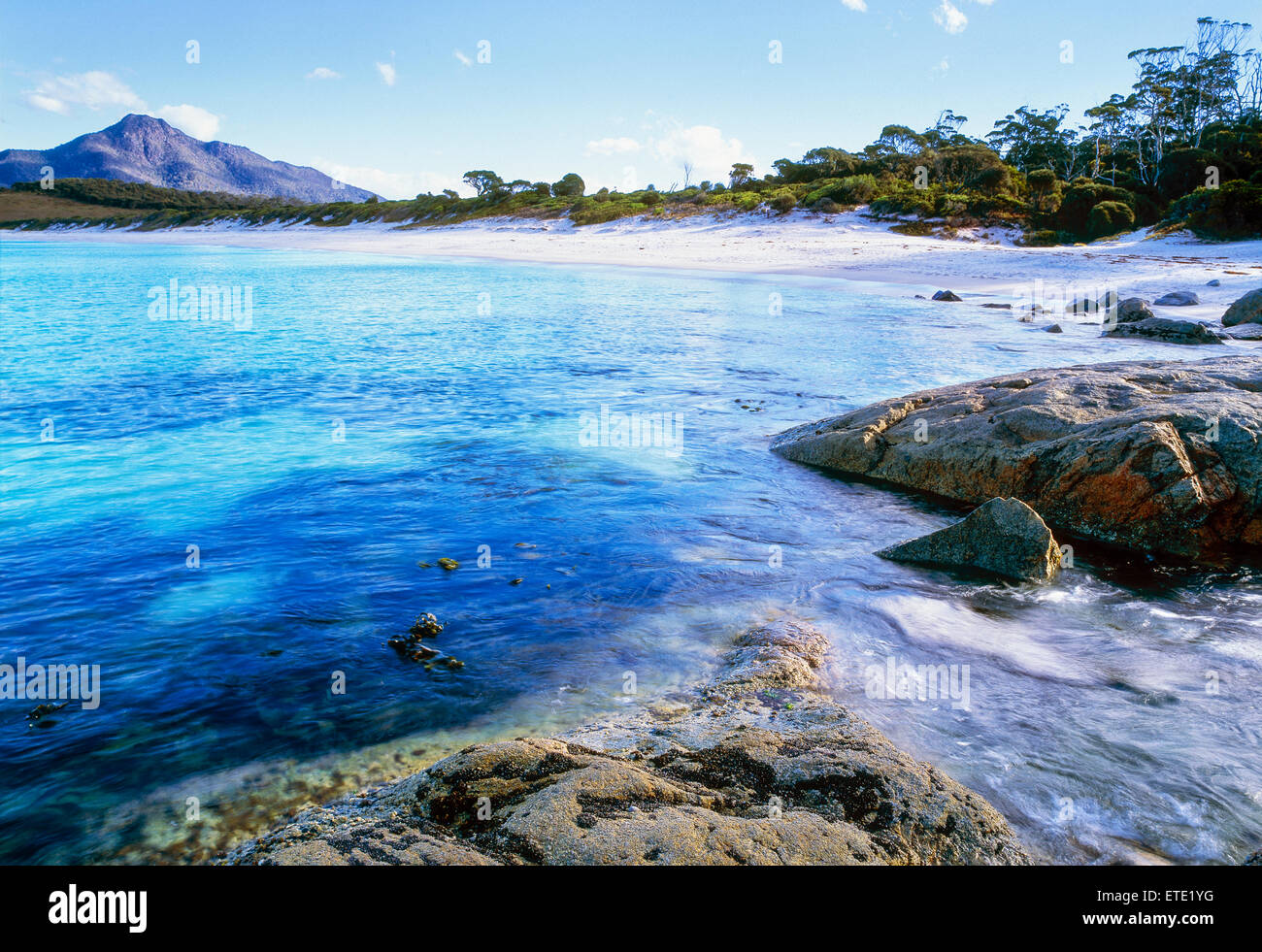Wineglass Bay Freycinet Tasmanien Stockfoto