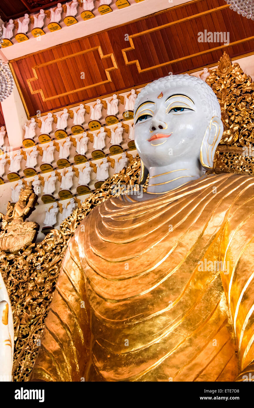 Detail aus Dhamikarama birmanischen Tempel in Penang, Malaysia Stockfoto