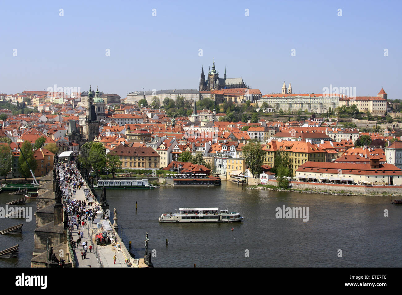 Prag, Tschechische Republik - 24. März 2009: schöne Aussicht auf Prag Tschechien auf 24. März 2009, Prag, Tschechische Republik. Stockfoto