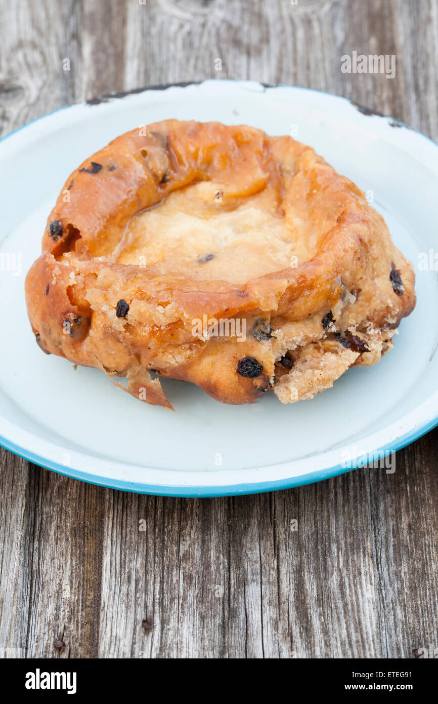 Lardy Kuchen - essen Delikatesse in Süd-west England vor allem Wiltshire Stockfoto