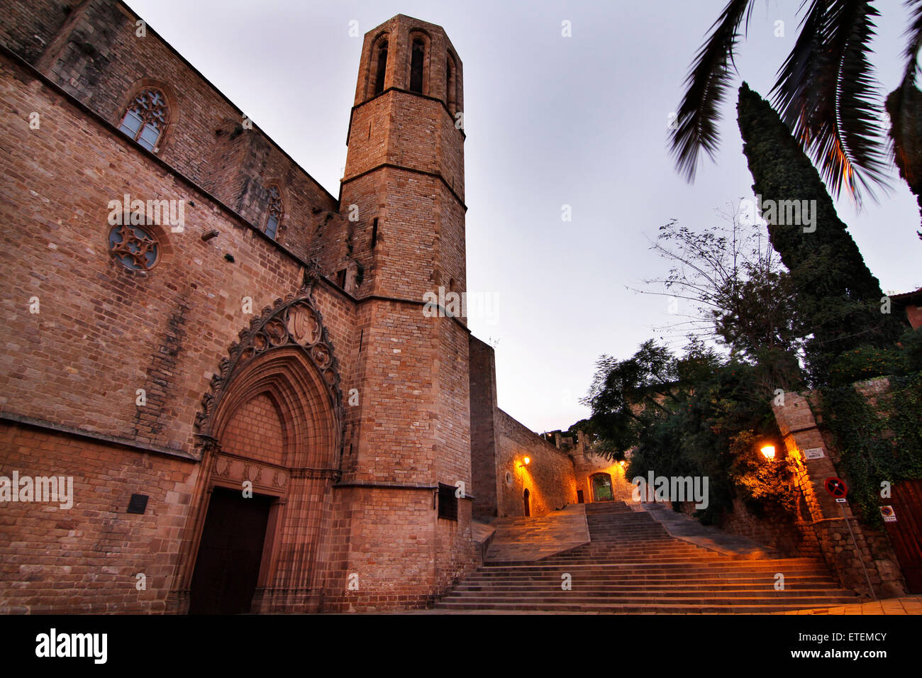 Kloster von Pedralbes. XIII bis XV Jahrhundert. Barcelona. Stockfoto
