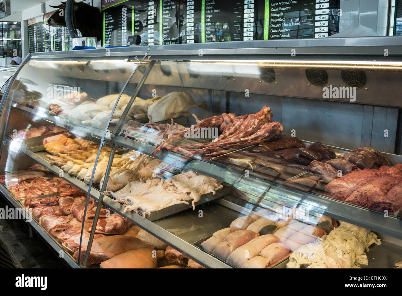 Bio-markt in Lima, Peru. Stockfoto