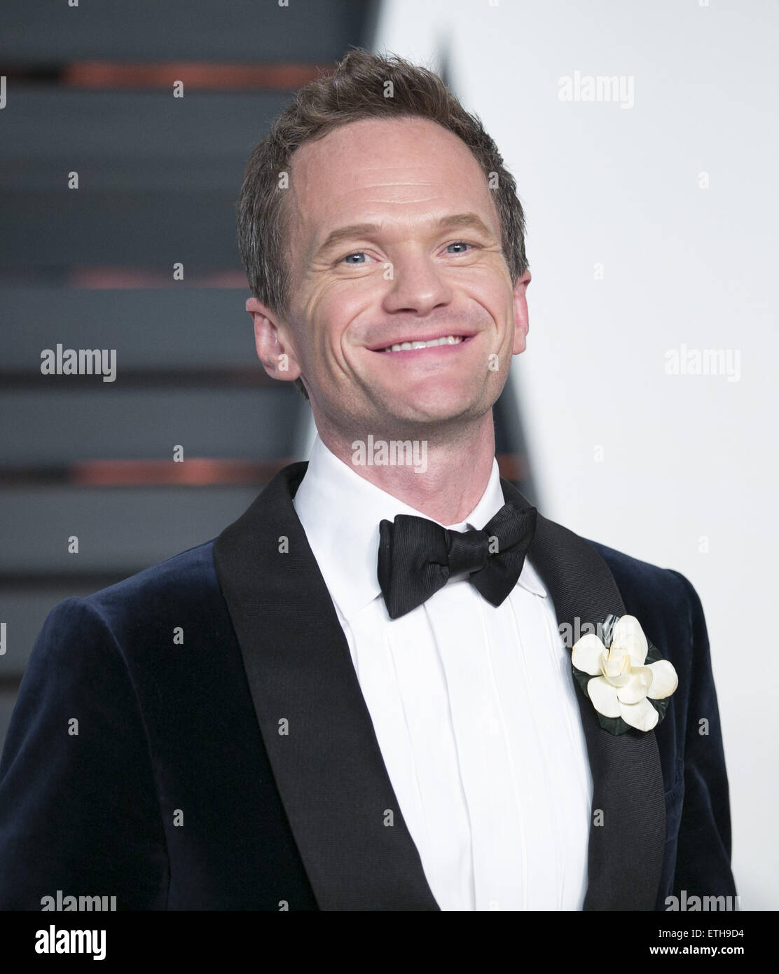 Prominente besuchen 2015 Vanity Fair Oscar Party im Wallis Annenberg Center for the Performing Arts mit Rathaus in Beverly Hills.  Mitwirkende: Neil Patrick Harris wo: Los Angeles, California, Vereinigte Staaten von Amerika bei: Kredit-22. Februar 2015: Brian To/WENN.com Stockfoto