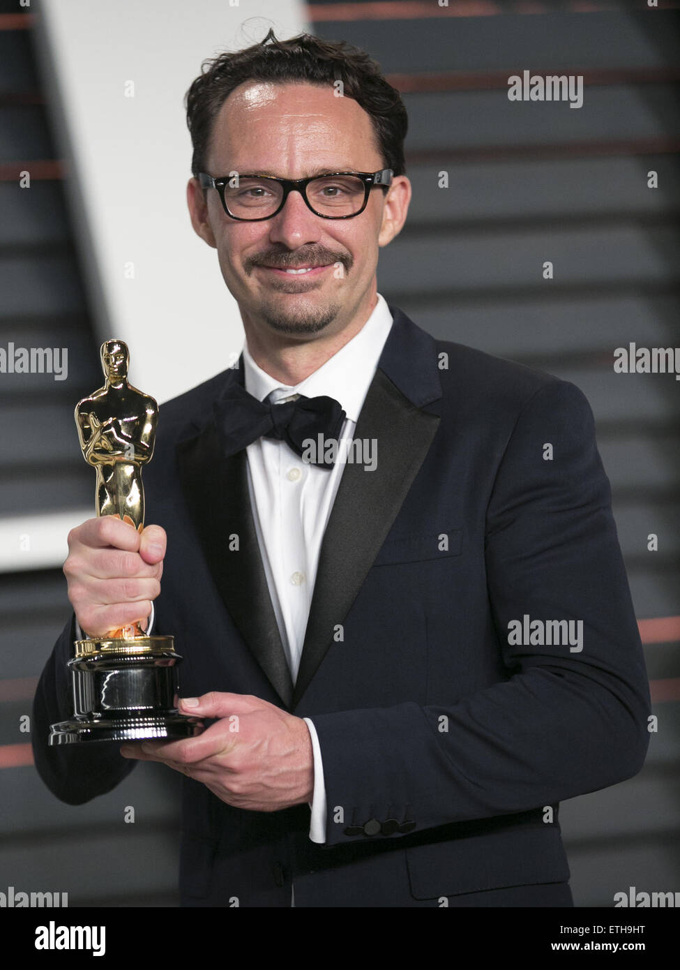 Prominente besuchen 2015 Vanity Fair Oscar Party im Wallis Annenberg Center for the Performing Arts mit Rathaus in Beverly Hills.  Mitwirkende: Mat Kirkby wo: Los Angeles, California, Vereinigte Staaten von Amerika bei: Kredit-22. Februar 2015: Brian To/WENN.com Stockfoto