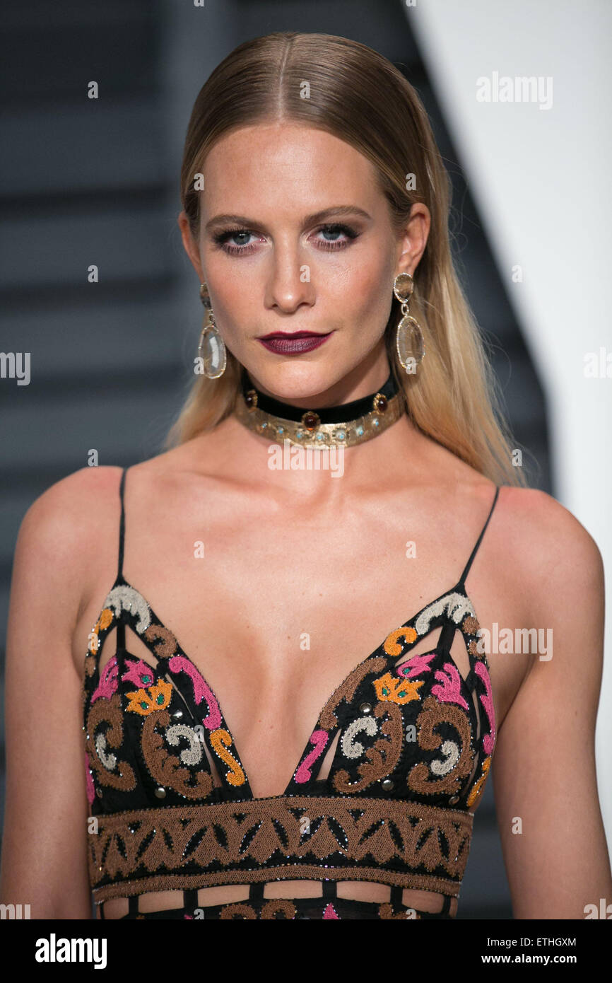 87. jährliche Oscars - Vanity Fair Oscar Party im Wallis Annenberg Center for the Performing Arts und das Beverly-Hills-Rathaus - Ankünfte mit: Poppy Delevingne wo: Los Angeles, California, Vereinigte Staaten von Amerika bei: Kredit-22. Februar 2015: Brian To/WENN.com Stockfoto