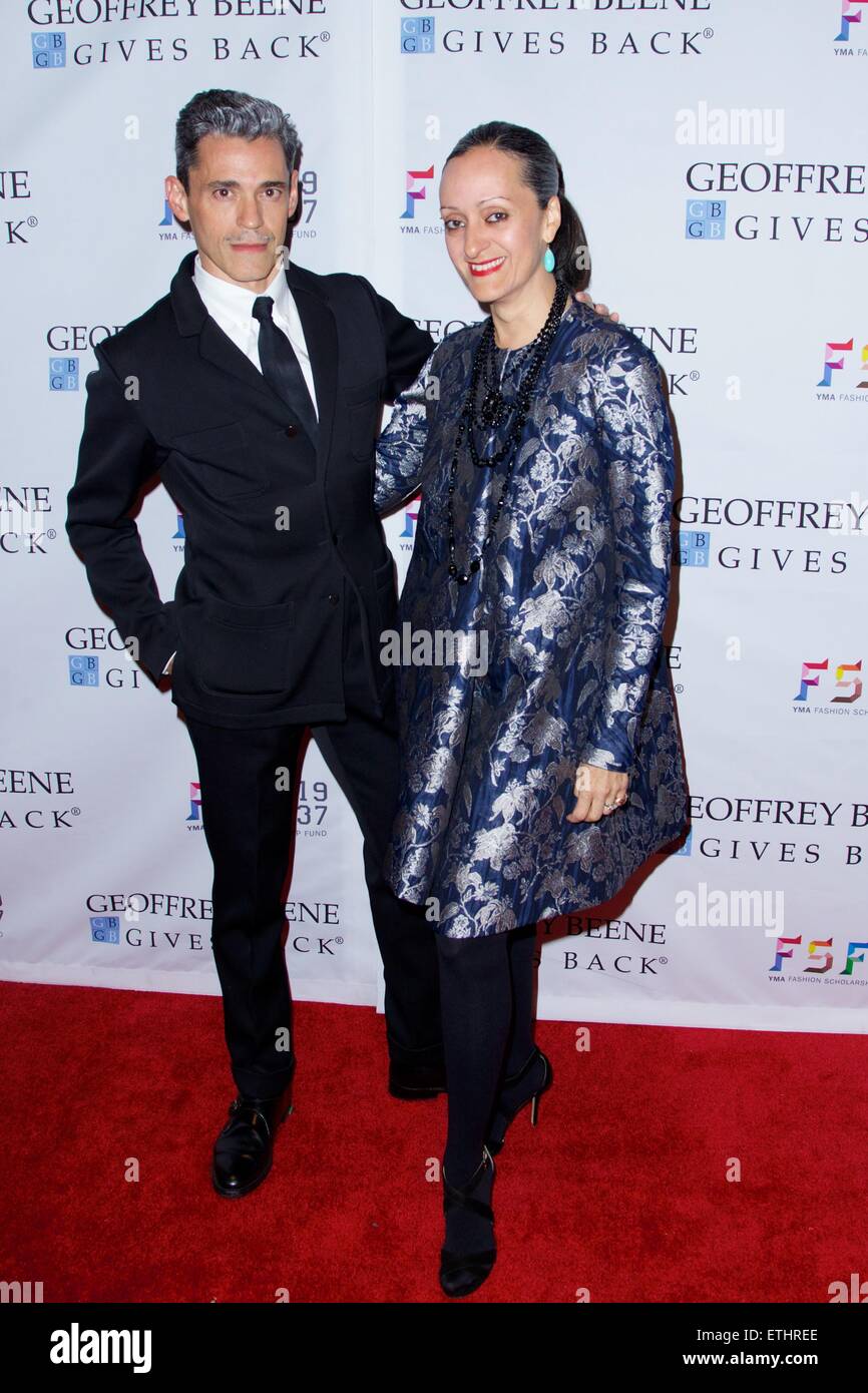 YMA Mode Scholarship Fund 2015 Gala im Waldorf Astoria in New York City mit: Ruben Toledo, Isabel Toledo wo: New York City, New York, Vereinigte Staaten bei: Kredit-7. Januar 2015: Alberto Reyes/WENN.com Stockfoto