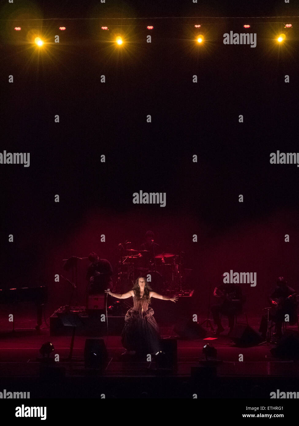 Dulce Pontes, die live im Grande Auditorio im Centro Cultural de Belém Belem mit: Dulce Pontes wo: Lissabon, Portugal bei: Kredit-7. Januar 2015: Rui M Leal/WENN.com Stockfoto